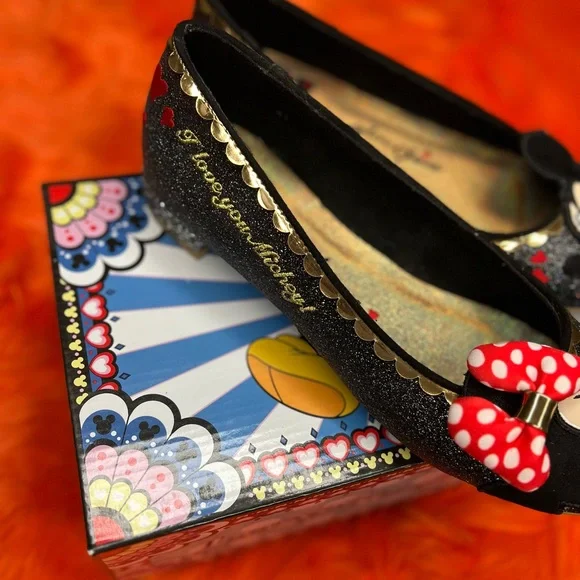 Irregular Choice Disney Mickey and Minnie Flats size 41 - Picture 11 of 14